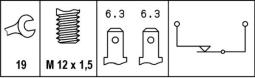 Stop Light Switch HELLA 6DF 007 361-001