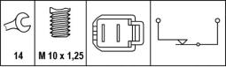 Stop Light Switch HELLA 6DF 007 365-001