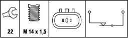 Switch, reverse light HELLA 6ZF 008 621-041