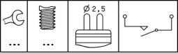 Switch, reverse light HELLA 6ZF 008 621-051