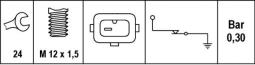 Oil Pressure Switch Hella 6ZL 006 097-001