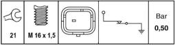 Oil Pressure Switch HELLA 6ZL 009 600-041