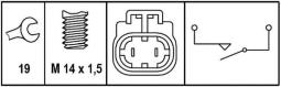 Switch, reverse light HELLA 6ZF 008 621-291