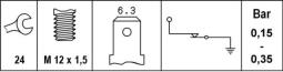 Oil Pressure Switch Hella 6ZL 008 280-061