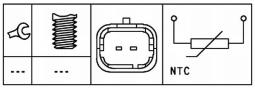 Sensor, coolant temperature HELLA 6PT 009 309-431