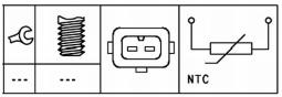 Sensor, coolant temperature HELLA 6PT 009 309-541