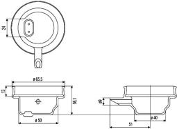 Cap, spotlight HELLA 9GH 145 943-001