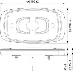 Warning Light Hella 2RL 014 565-021
