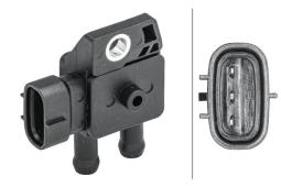 Sensor, exhaust pressure Hella 6PP 009 409-291