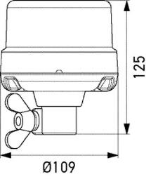 Rotating Beacon Hella 2XD 066 146-011