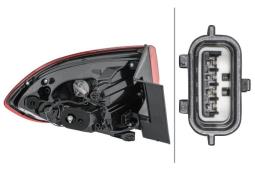 Tail Light Assembly Hella 2SD 012 311-121