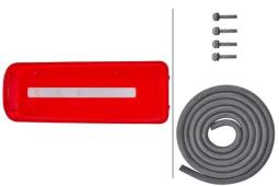 Lens, tail light assembly Hella 9EL 208 551-001