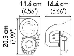 Trumpet Horn HELLA 3PA 013 410-011