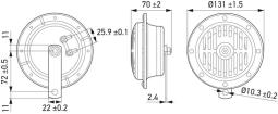 Signal Horn Hella 3CB 004 811-042