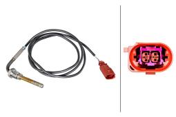 Sensor, exhaust gas temperature Hella 6PT 010 376-991