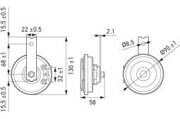 Signal Horn HELLA 3AL 922 000-951