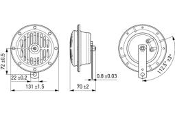 Signal Horn HELLA 3CA 004 811-011