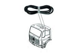 Seal, rear window Trucktec Automotive 01.50.013