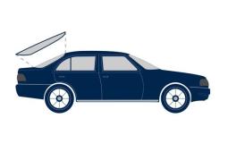 Seal, rear window Trucktec Automotive 02.50.003