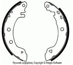 Brake Lining, drum brake Wabco 13057858