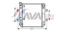 Radiator, engine cooling AVA Quality Cooling DN2276