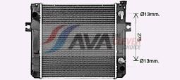 Radiator, engine cooling AVA Quality Cooling HRT2130