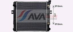 Radiator, engine cooling AVA Quality Cooling HRT2132