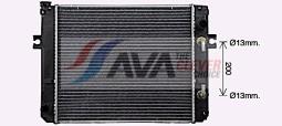 Radiator, engine cooling AVA Quality Cooling HRT2137
