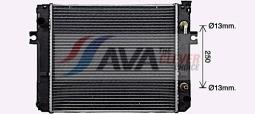 Radiator, engine cooling AVA QUALITY COOLING HRT2144