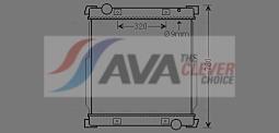 Radiator, engine cooling AVA Quality Cooling IV2134