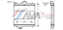 Radiator, engine cooling AVA QUALITY COOLING RE2029