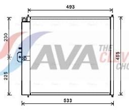 Condenser, air conditioning AVA QUALITY COOLING RE5122