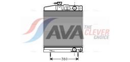 Radiator, engine cooling AVA QUALITY COOLING UG2001