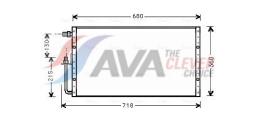 Condenser, air conditioning AVA QUALITY COOLING UV5096