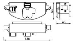 Regulator, interior blower MAHLE ABR106000P