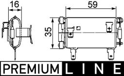 Resistor, interior blower MAHLE ABR14000P