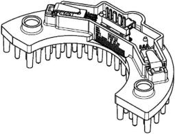 Regulator, interior blower MAHLE ABR58000P