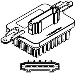 Regulator, interior blower MAHLE ABR59000P