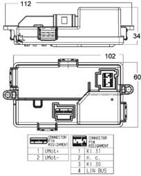 Regulator, interior blower MAHLE ABR68000P