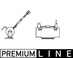 Resistor, interior blower MAHLE ABR80000P