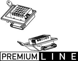 Resistor, interior blower MAHLE ABR87000P