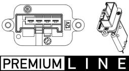 Resistor, interior blower MAHLE ABR88000P