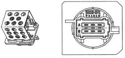 Resistor, interior blower MAHLE ABR89000P