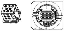 Resistor, interior blower MAHLE ABR92000P