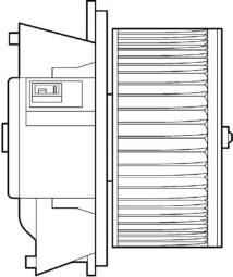 Interior Blower MAHLE AB107000P