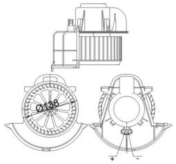 Interior Blower MAHLE AB113000S