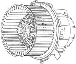 Interior Blower MAHLE AB114000P