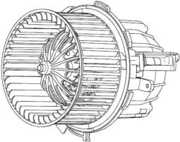 Interior Blower MAHLE AB115000P