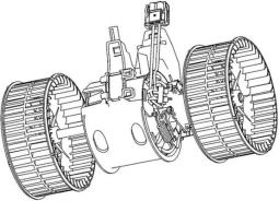 Interior Blower MAHLE AB133000P