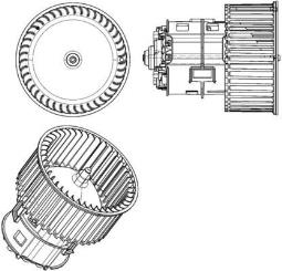 Interior Blower MAHLE AB182000P